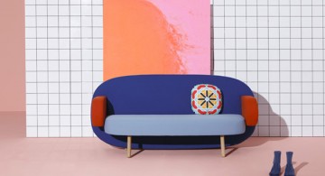 Sancal’s*Geometric Float sofa